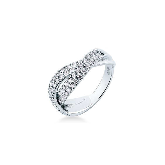 Anillo Mirco Visconti Mujer in Oro blanco Diamante 0.50 Ct CP581 - CP581